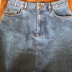 ASOS NWOT  jean skirt